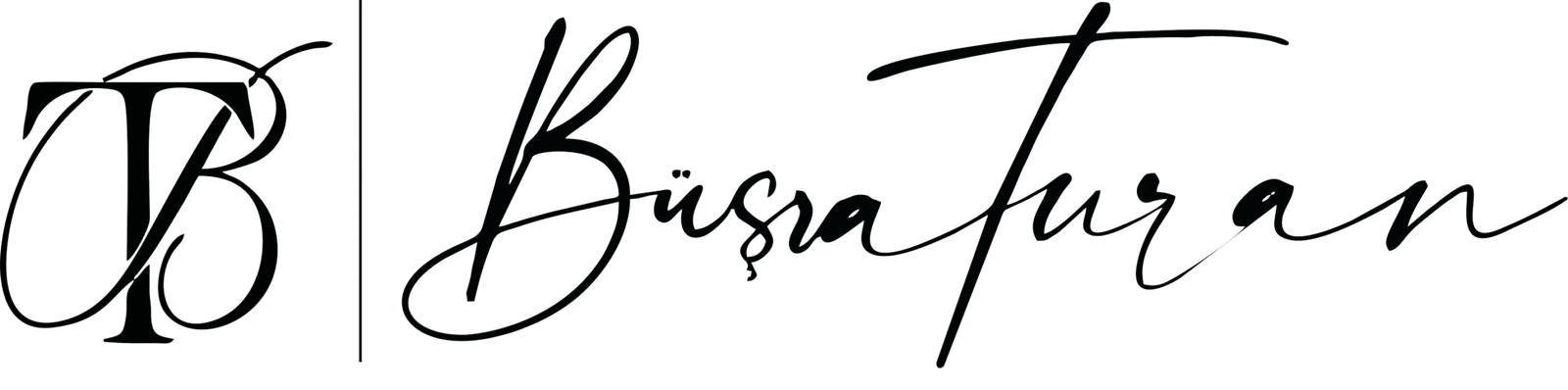 busrra turan logo siyah